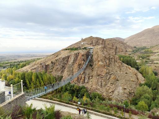 عکس پل معلق شیشه ای هیر