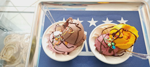 عکس آبمیوه و بستنی نمونه