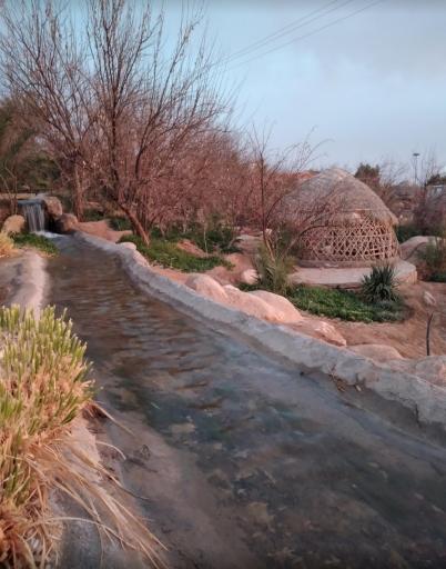 عکس دریاچه پارک آبشار بافق