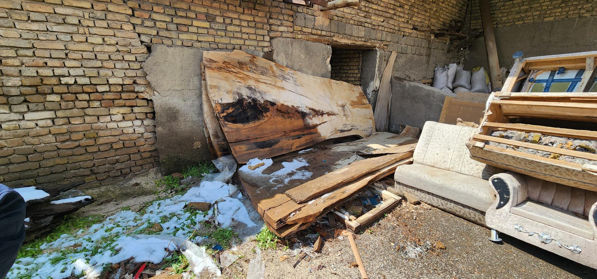 عکس چوبخانه معرق قائم