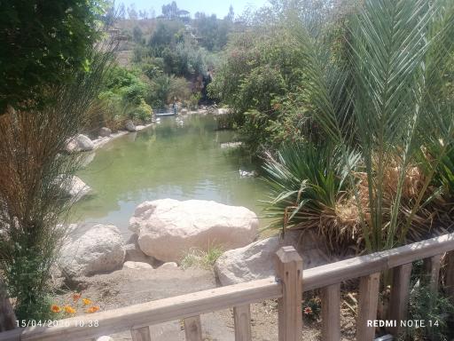 عکس دریاچه پارک آبشار بافق