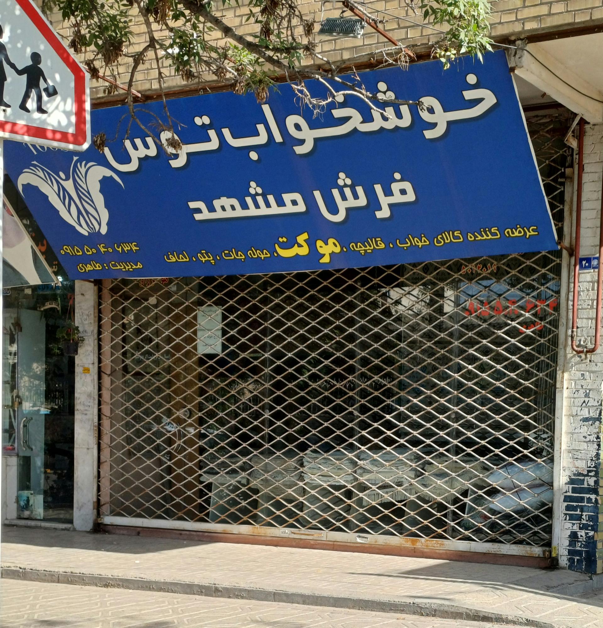 عکس خوشخواب توس فرش مشهد