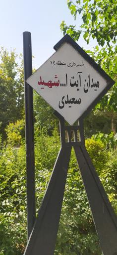 عکس میدان آیت‌الله سعیدی