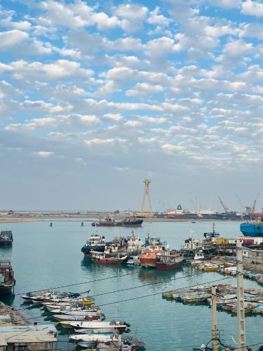 عکس اسکله صیادی صلح آباد