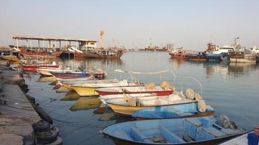 عکس اسکله صیادی صلح آباد