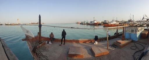 عکس اسکله صیادی صلح آباد