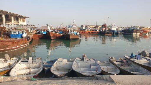 عکس اسکله صیادی صلح آباد