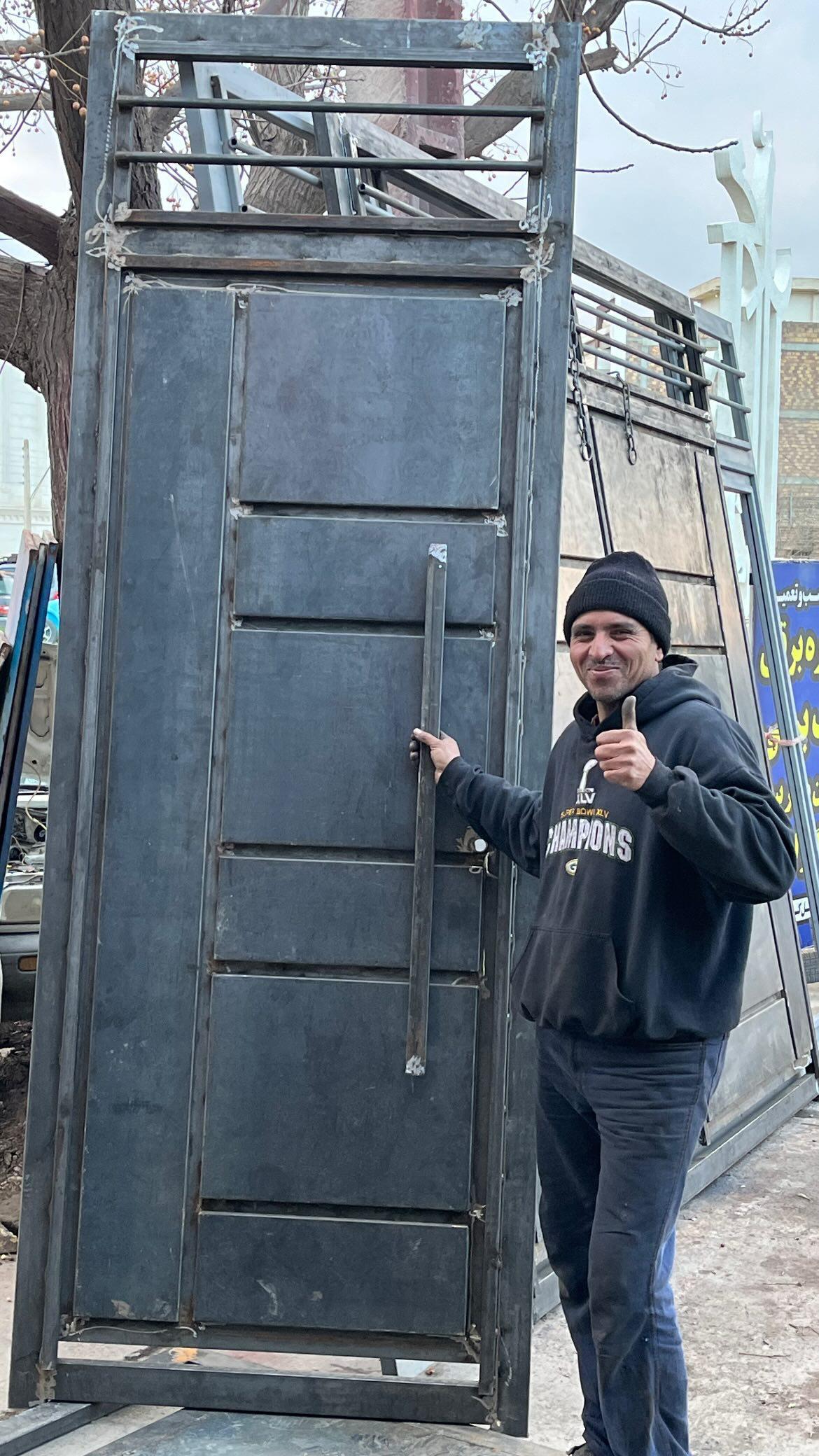 عکس  درب آهنی کرکره برقی  فراغی