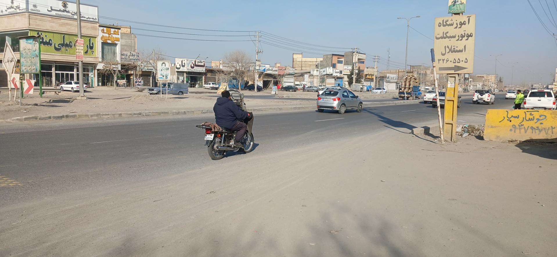 عکس  ابتدای کاظم آباد