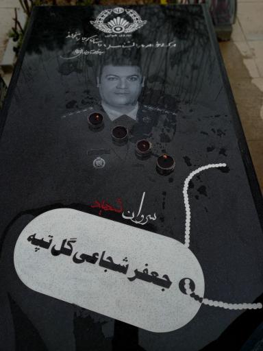 عکس آرامگاه شهید سروان جعفر شجاعی گل تپه