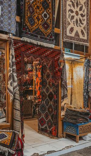 عکس بازار فرش اصفهان