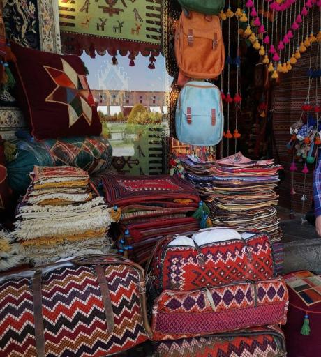 عکس بازار فرش اصفهان