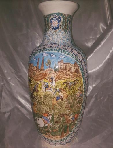 عکس کارگاه سرامیک سنتی عباس عبادی