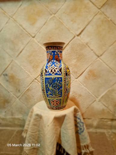 عکس کارگاه سرامیک سنتی عباس عبادی
