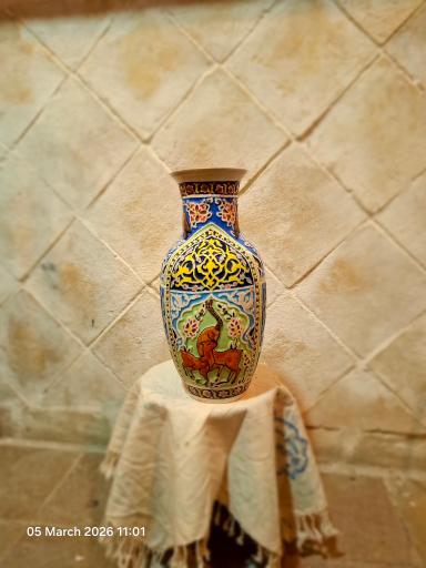 عکس کارگاه سرامیک سنتی عباس عبادی