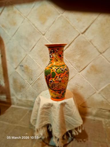 عکس کارگاه سرامیک سنتی عباس عبادی