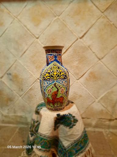 عکس کارگاه سرامیک سنتی عباس عبادی