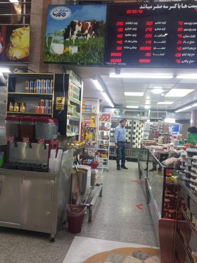 عکس بستنی فروشی و لبنیاتی کامدین