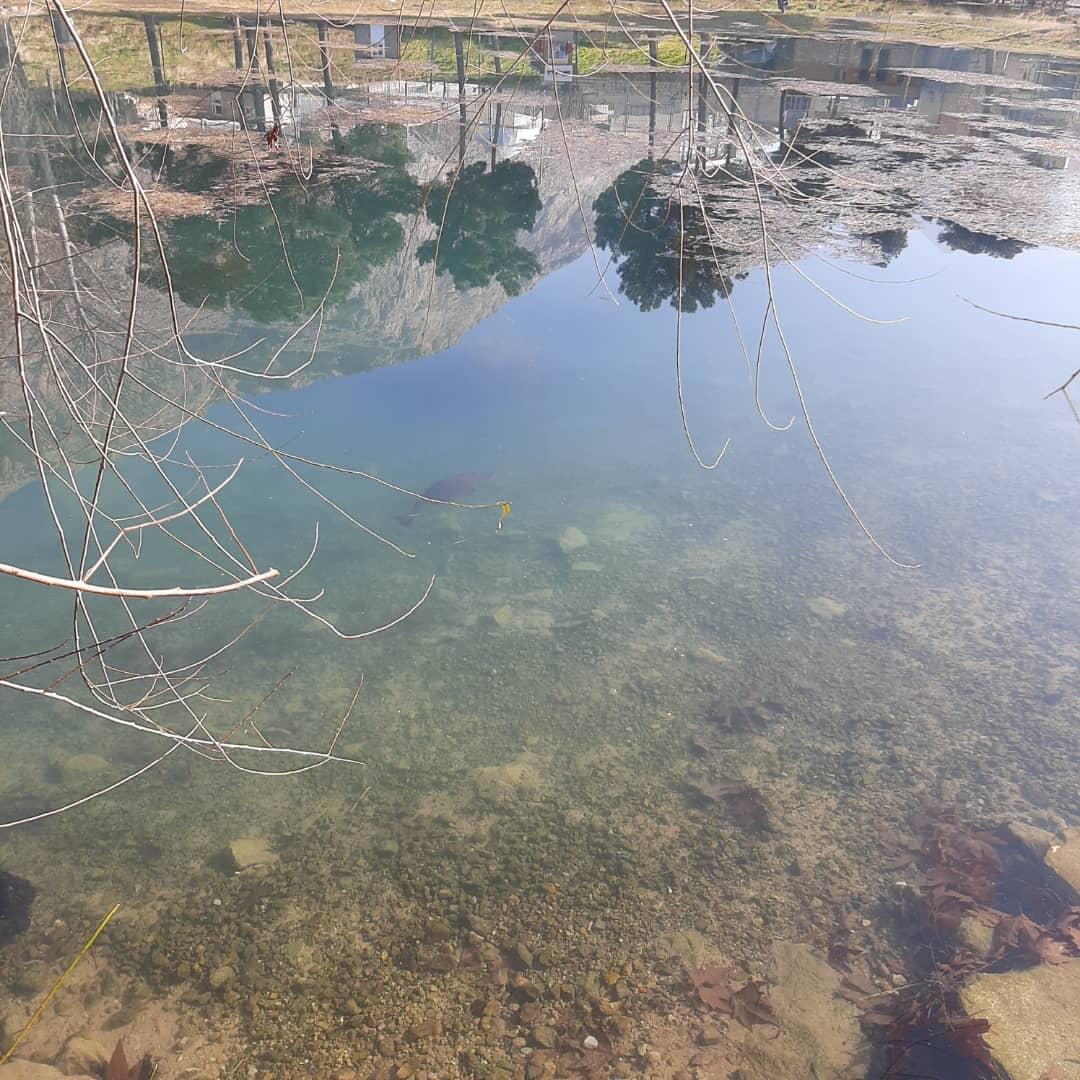 عکس آبشار مصنوعی طاقبستان