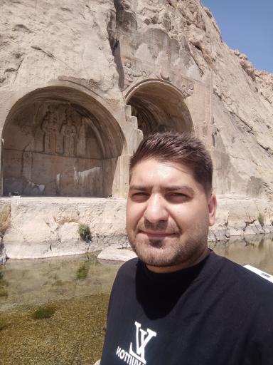 عکس آبشار مصنوعی طاقبستان