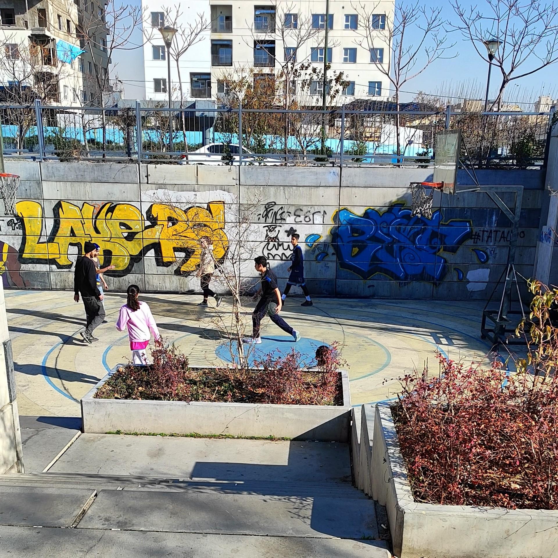 عکس زمین بسکتبال بریانک