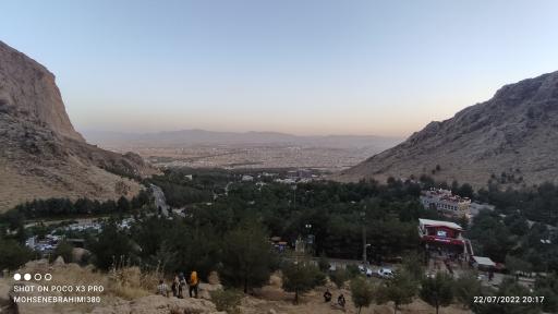 عکس آبشار مصنوعی طاقبستان