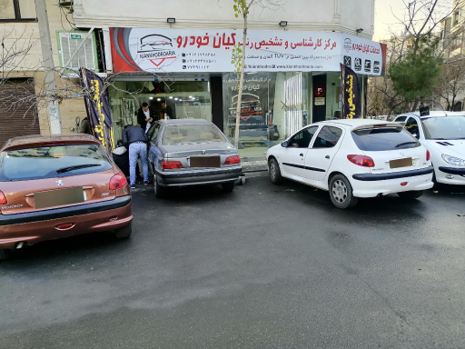 عکس کارشناسی فنی و تشخیص رنگ کیان خودرو