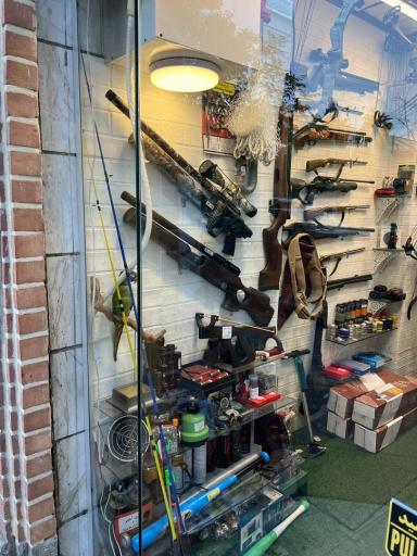 عکس لوازم شکاری و تفنگ بادی کمان گیر 