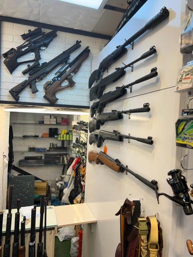 عکس لوازم شکاری و تفنگ بادی کمان گیر 