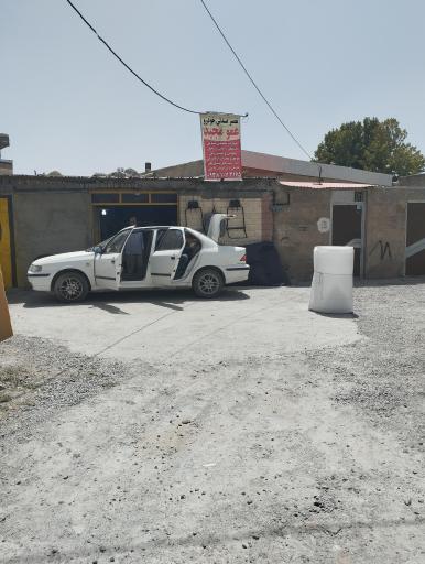 عکس تعمیر صندلی خودرو عمومجید