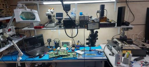 عکس تعمیرات مجهز تلویزیون آذر شب