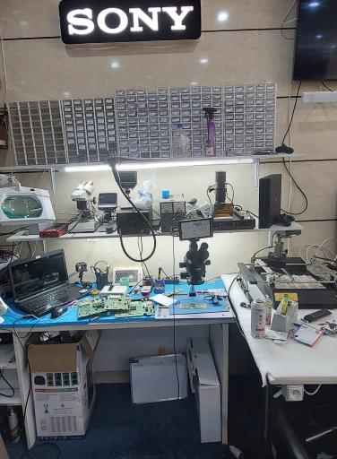 عکس تعمیرات مجهز تلویزیون آذر شب