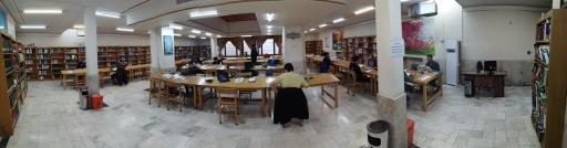 عکس کتابخانه مسجد الرضا