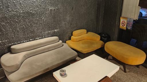 عکس باغ کافه بامن