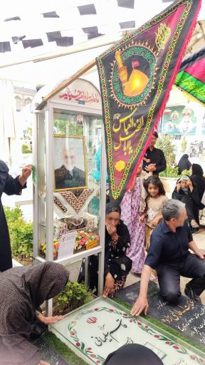 عکس مزار شهید حاج قاسم سلیمانی
