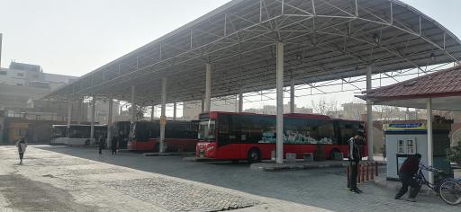 عکس ایستگاه اتوبوس پایانه خرم
