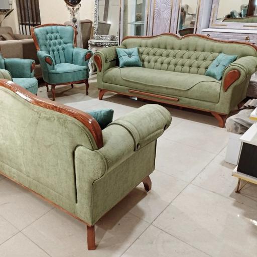 عکس مبلمان و سرویس چوب ایلیا