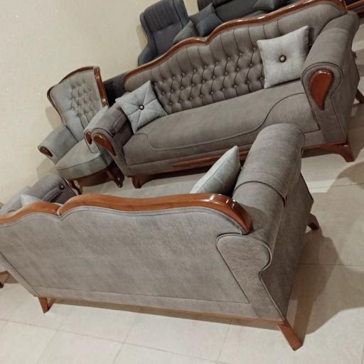 عکس مبلمان و سرویس چوب ایلیا