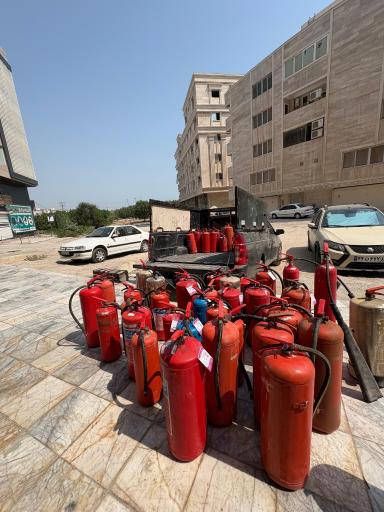 عکس عرفان حریق بندر