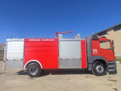 عکس عرفان حریق بندر