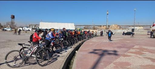عکس هیئت دوچرخه سواری استان کرمانشاه
