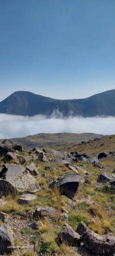 عکس دریاچه قله سبلان