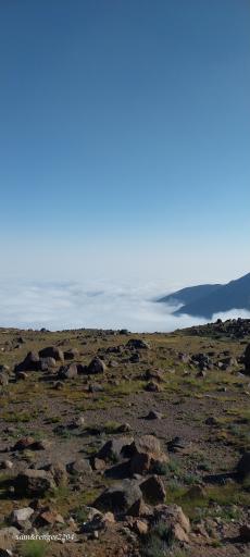 عکس دریاچه قله سبلان