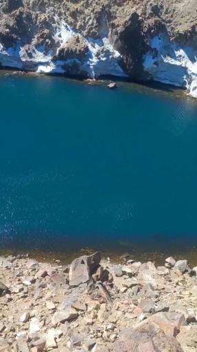 عکس دریاچه قله سبلان