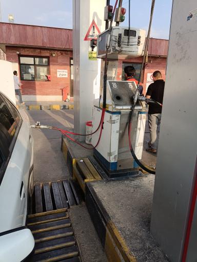 عکس پمپ گاز CNG شهرداری باب انار