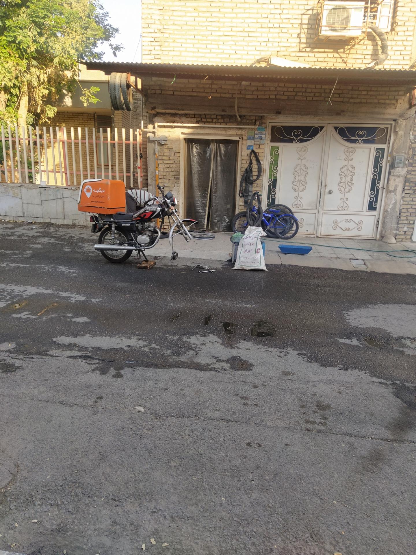 عکس پنچرگیری و بالانس لاستیک 