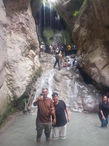 عکس پارکینگ آبشار آقسو