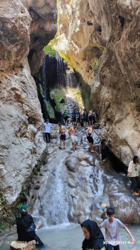 عکس پارکینگ آبشار آقسو
