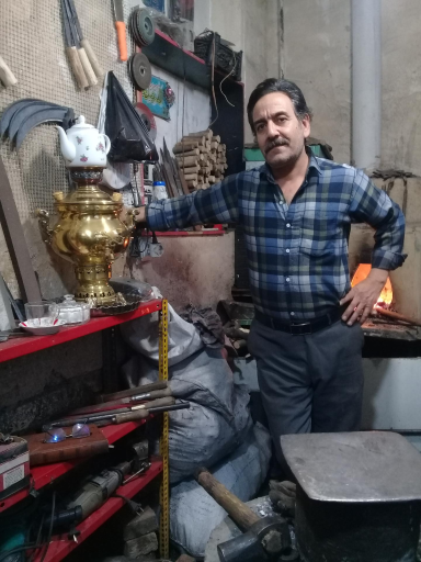 عکس آهنگری سنتی استاد رسول