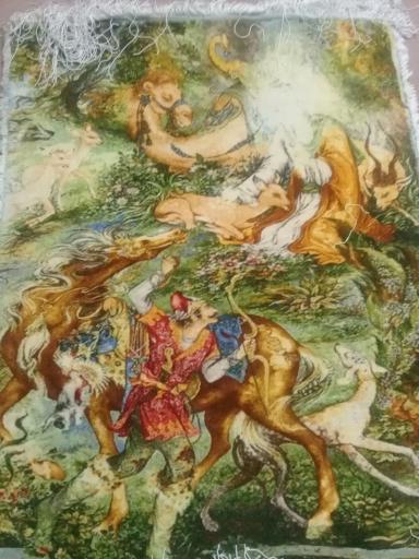 عکس فرش دستبافت نقش جهان نفیس بافت